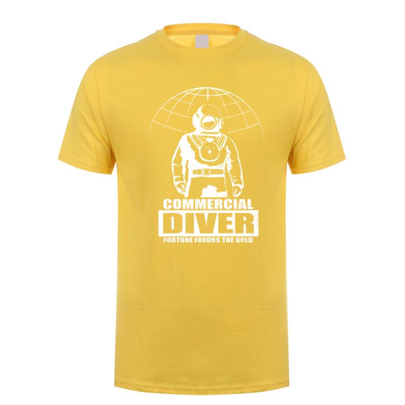 Commercial Diver T Shirts Unisex Graphic Dive Scuba Diving Streetwear Short Sleeve Tshirt Gifts Summer Tshirt Unisexs Dy203