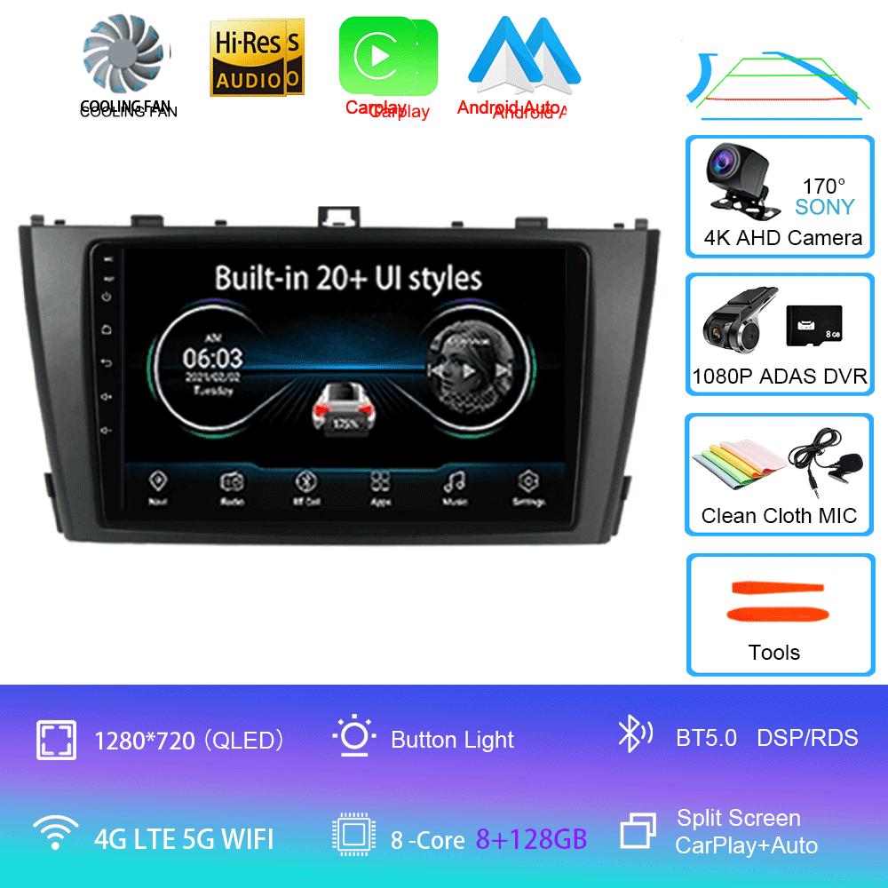 Android 14 Carplay Auto Radio Auto Pentru Toyota Avensis T27 2009 2010 2011 2012-2015 Navigație GPS Player Multimedia DSP Stereo 4G