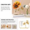 Flower Vase Decorative Items for Home, Gift Items for Home Decor,Propagation Station Test Tube Flower Vase with Metal Frame