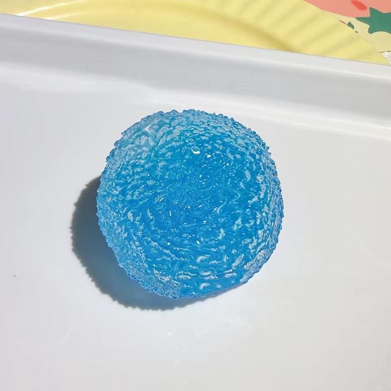 

Sensory Stress Reliever Reusable Slushie Squeeze Ball with Crunchy Crackling Noise Creative Moldable Fidget Putty for All Ages 4cm