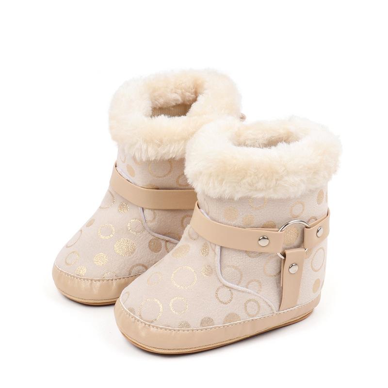 Infant Baby Cotton-padded Shoes Flat Non-slip Warm Snow Boots