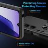 KEYSION Shockproof Armor Case for Infinix Hot 60 Pro+ Silicone+PC Metal Ring Stand Phone Cover for for Infinix Hot 60i 4G 60 5G