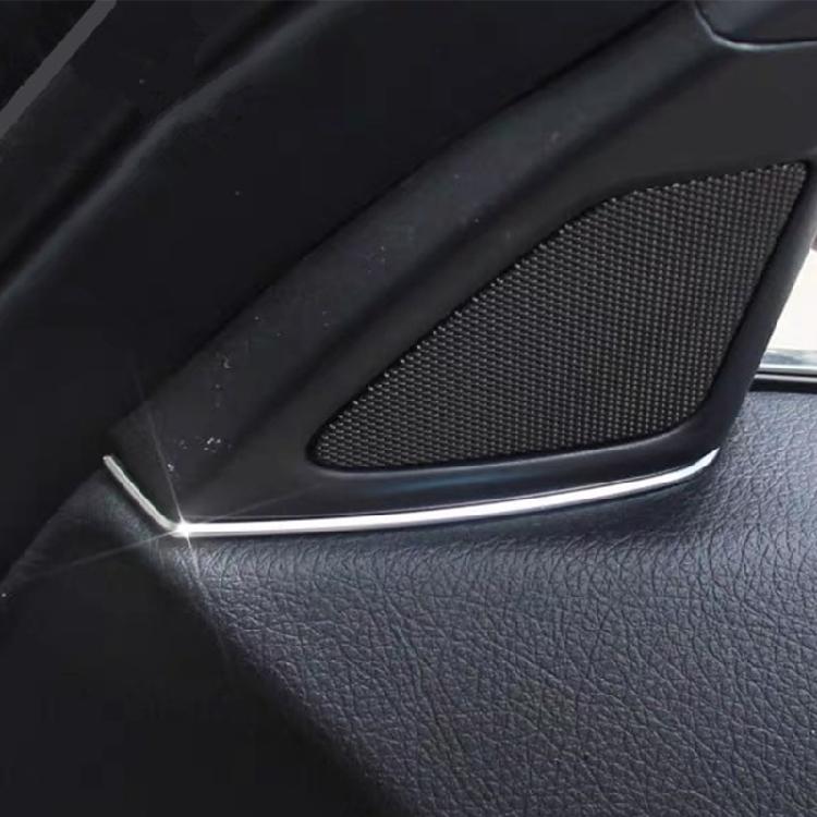 Front Door Speaker Covers Gaps Decors Trim Horn Decoration Slit Strips for Speaker Automotive Interior Decors