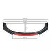 New Car Bumper Front Shovel Universal Modification Decoration Car Front Chassis Anti-collision Strip Front Lip Accessories