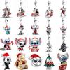 Christmas Cartoon Charm Beads Collection Pendant Charms Festive Santa Cute Animal Design Beads for Women DIY Jewelry Accessories