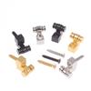 2Pcs DIY Accessories Electric Guitar Chrome Roller String Trees Retainer Mounting Tree Guide Silvery Black Golden