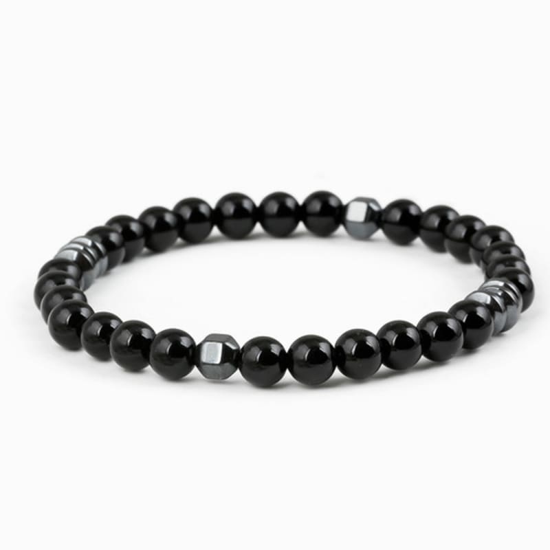 SHOVEOFF [Set Product] SVB-#198 Leather/Onyx Bracelet SET