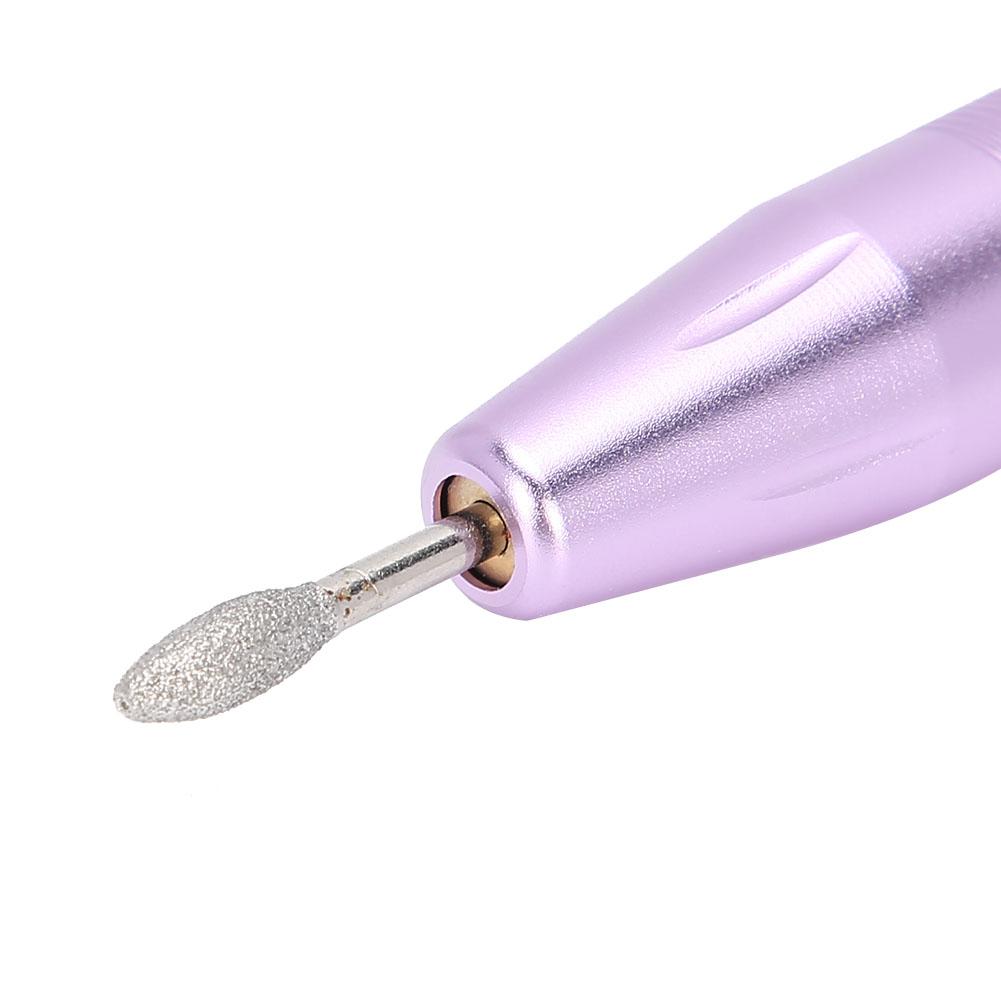 Nail Drill Pen Electric Nail Grinder Polisher Kit Portable Polishing Manicure Tool