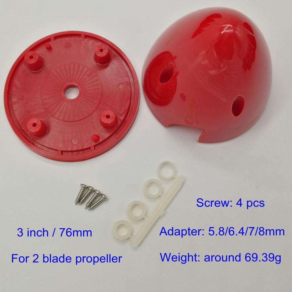 1.5 inch to 4 inch Plastic Spinner for RC Airplanes