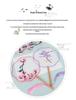 Chinese Embroidered Eight-Petal Round Dance Fan with Tassel - Perfect for Hanfu and Qipao Costumes