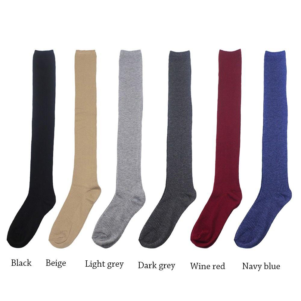 Überknie Lange Strümpfe Verdickte Stiefelsocken Winter Knöchelwärmer Frauen
