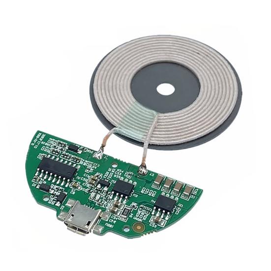 

Модуль бездротового зарядного пристрою Передавач Низькотемпературний порт Micro USB Швидка зарядка For Other Qi Devices