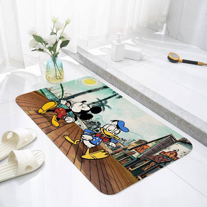 Mickey Mouse Floor Mat Living Room Rug For Bedroom Welcome Mat Outdoor Rug