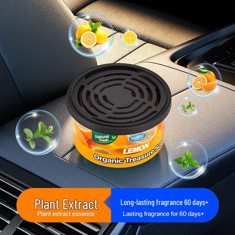 Organic Sandalwood Car Air Freshener - Essential Oil Aromatherapy Wood Deodorizer