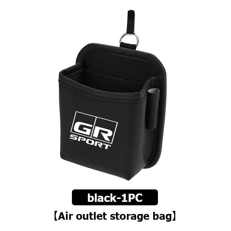 

Car Air Outlet Storage Box Hanging Phone Lipstick Lighter Organizer Bag Holder For Toyota Crown Yaris Corolla Prius Auris CHR