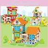 Wooden Building Blocks Set With 100200 Pieces For Kids Educational Fun