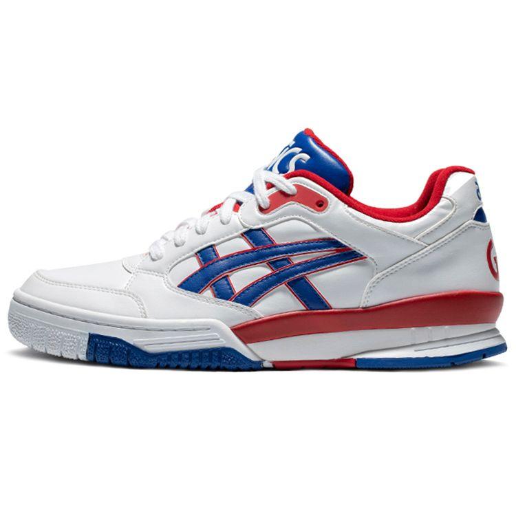 Asics Gel-Spotlyte Low Og Synthetic Leather Low-Top Retro Basketball Shoes Unisex Sneaker White Blue 1203A232-100