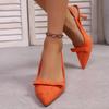 Fashion Pointed Toe Women High Heels Shoes Stilettos Sexy Shoes Summer Elegant Pumps Dress Woman Sandals 2025 New Trend Mujer Zapatillas