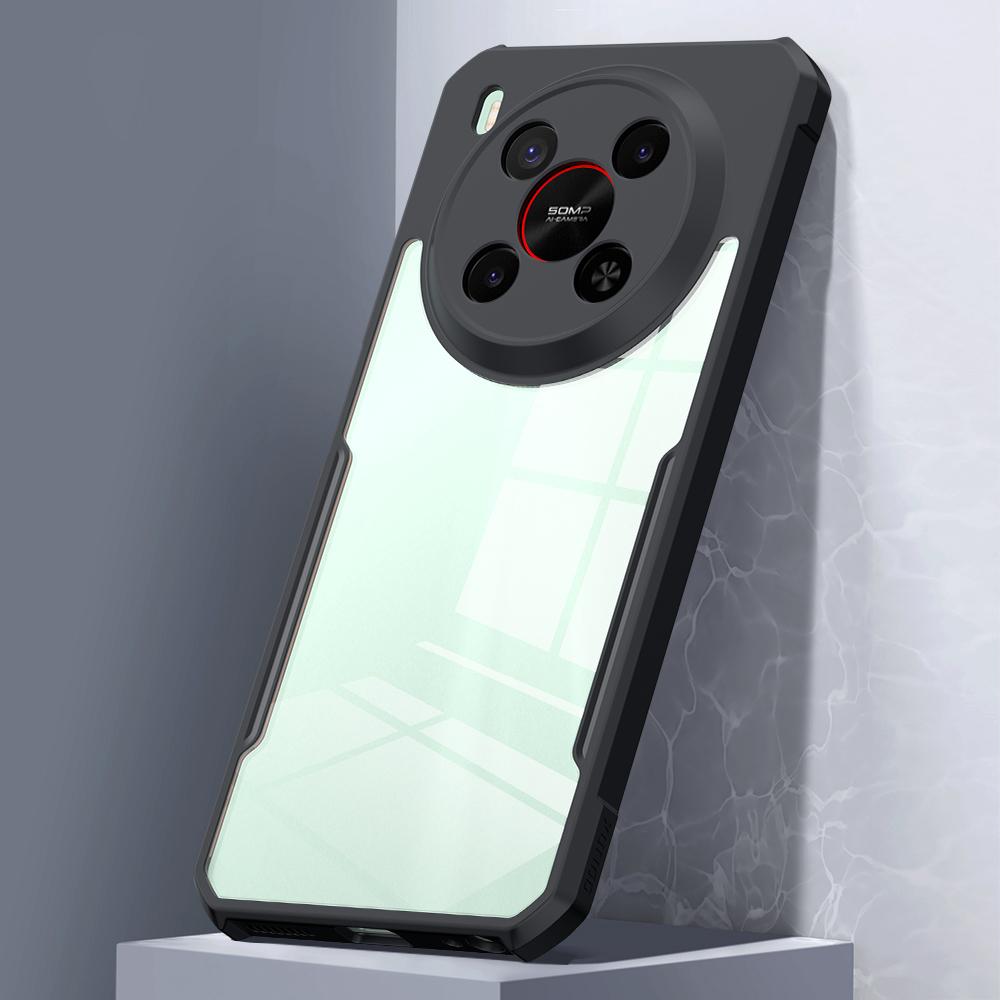 XUNDD Für ZTE Blade V70 Max Hülle Sturzsicheres TPU+Acryl Klarer Rücken Handyhülle