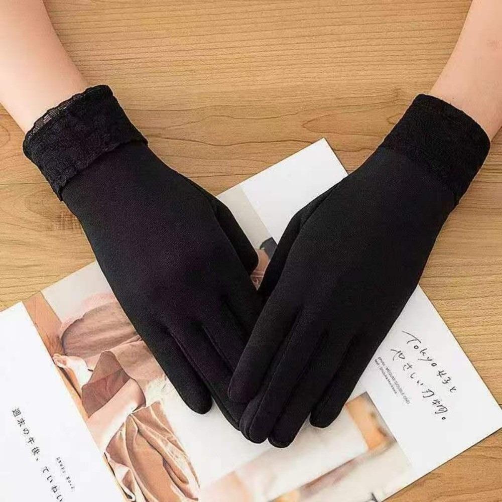 

Ветрозащитные зимние перчатки Теплые лыжные перчатки Новые варежки для вождения Девочки 3