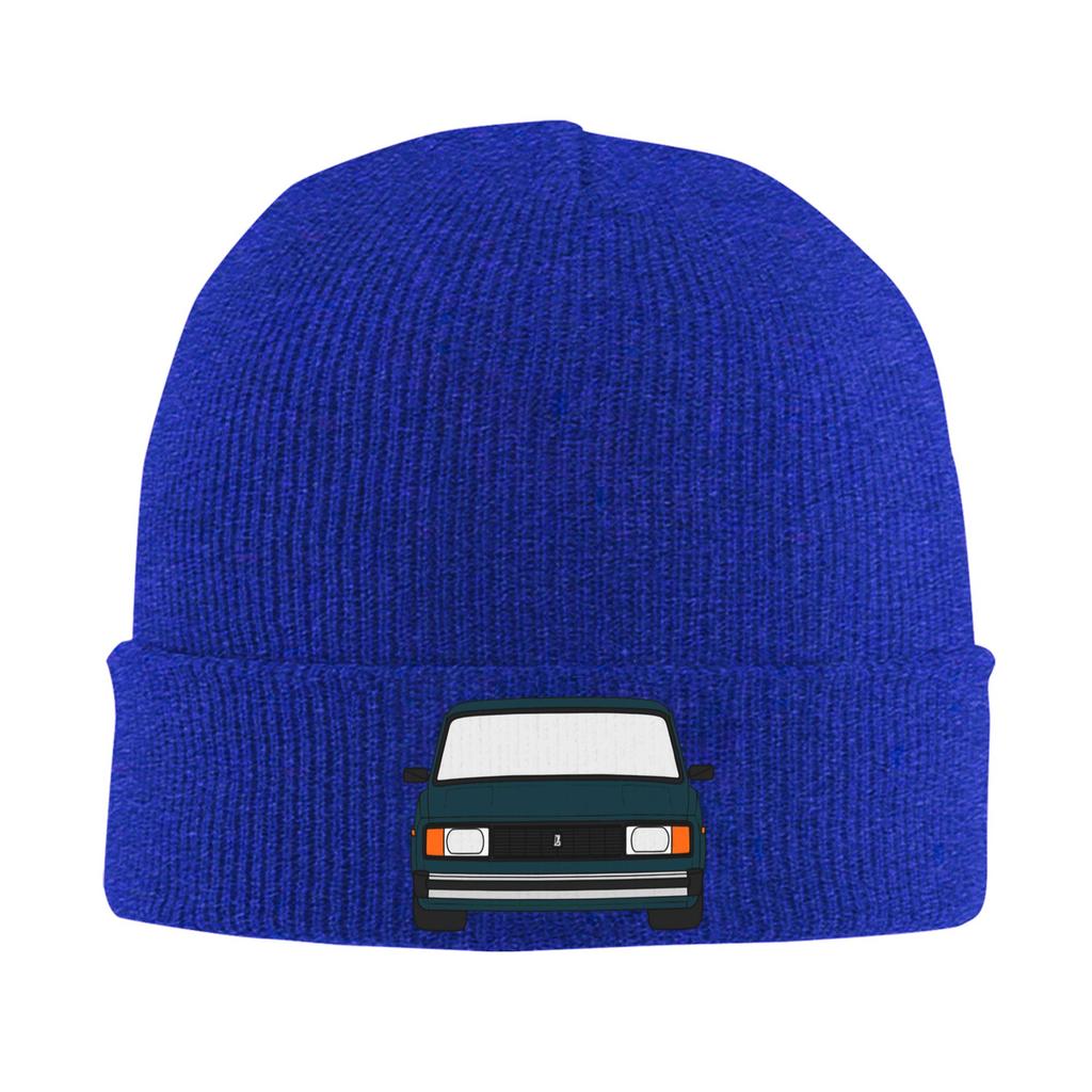 Lada VAZ 2104 2105 2107 Nova Riva grön färg Varm stickad mössa Vinterstickad mössa Mössa Huvudbonader Hip Hop-mössor för Unisex