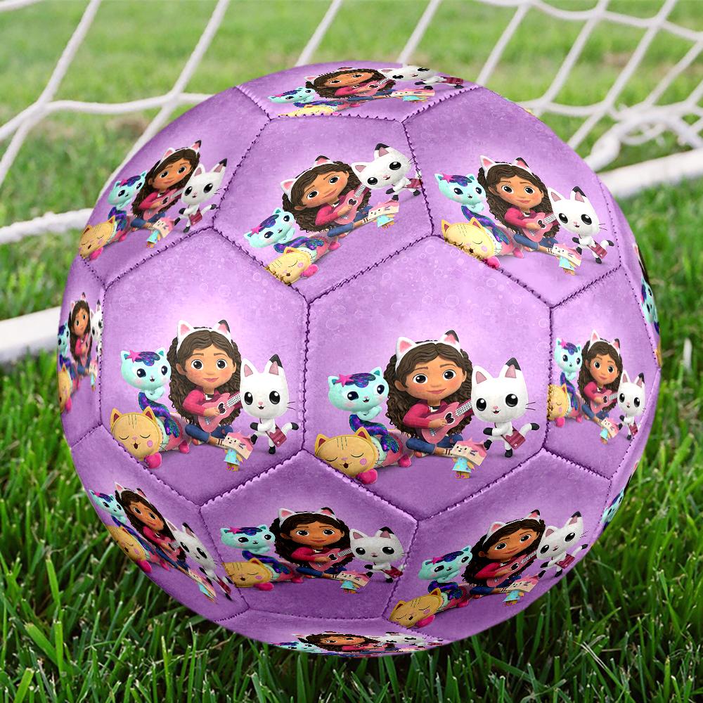 Gabby's Dollhouse Theme Size 5 Soccer Ball, Suitable for Both Indoor and Outdoor Matches, a Gift Suitable for Everyone.