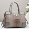 Neue Eidechsenmuster-Ledertextur vielseitige Tasche Schulter Crossbody helle Leder große Kapazität Damen-Tasche große Tasche