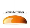 JOYINLED 35CM Modern LED Pendant Lights Black White Round Aluminum Lampshade Nordic Chandelier Dining Table Lights Room Decor