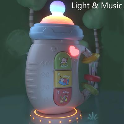 1PC Baby Music Toys, Cute Comfort Bottle Laugh & Learn Baby Sensory Toy with Light & Music for Ages 18+ Months Infant Birthday Gift