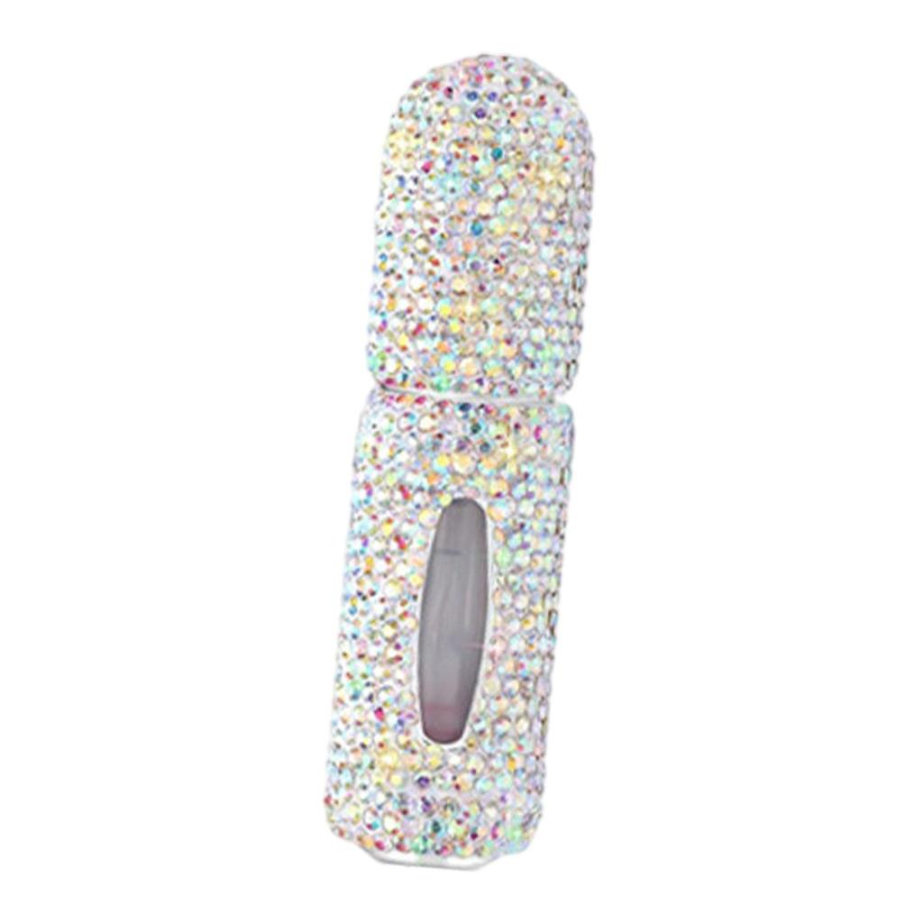 Bling Perfume Spray Bottle Portable Essential Oil Spray Travel Mini Glass Perfume Bottle Empty Fine Mist for Women Gift Girls