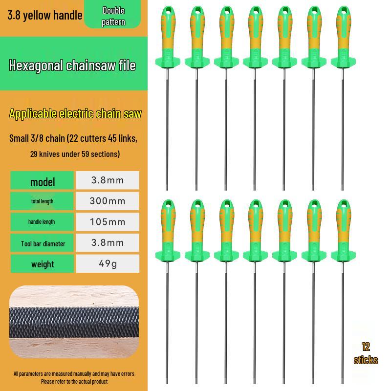 Sechskant Kettensägenkettenschleife Werkzeug - Handgeführter Sägezahnschärfer