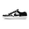 Nike SB Force 58 Night Star Steps Suede Abrasion Resistant Slip Resistant Low top Skateboard Shoes Men's Black White DV5477-012(Team2101--SBOX)