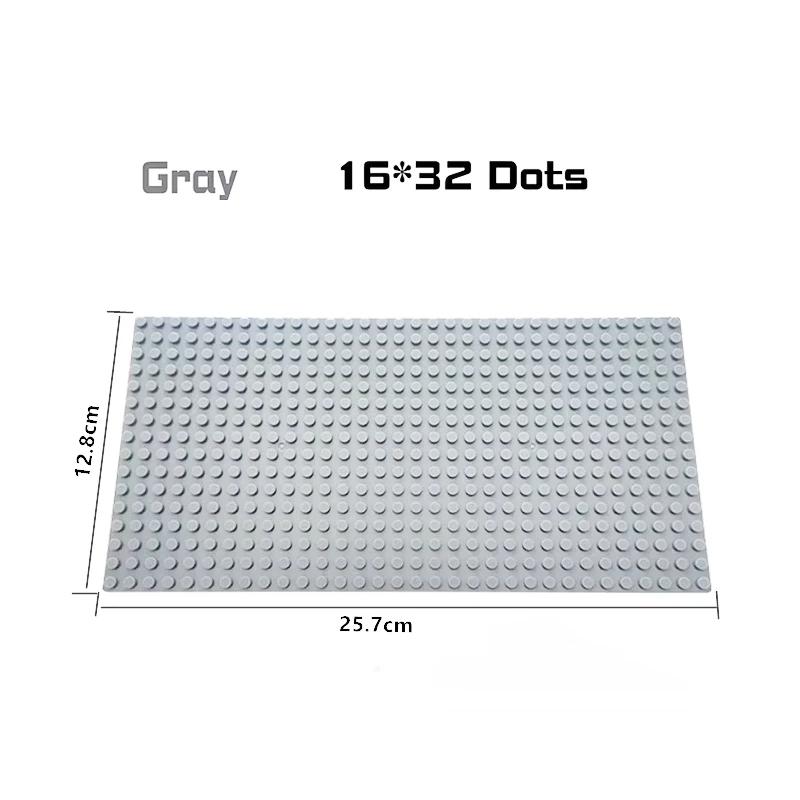 32x32 32x16 16X16 Dots Classic Base Plates MOC DIY Plastic Bricks Baseplates City Building Blocks Figures Construction Toys