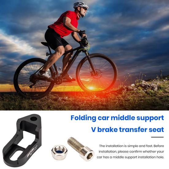 Road Bicycle Middle support Brake Clamp Rustproof Anti-Oxidation Easy Install V Brake C Clip Extension Seat Bike Supplies