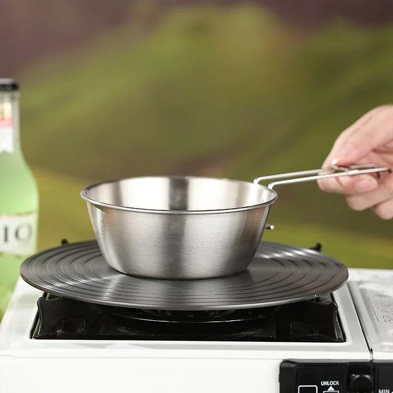 1 Stück-304 Edelstahl Sierra Tasse Outdoor Geschirr für Camping und Picknicks Stapelbar Aufhängbar Suppenschüssel