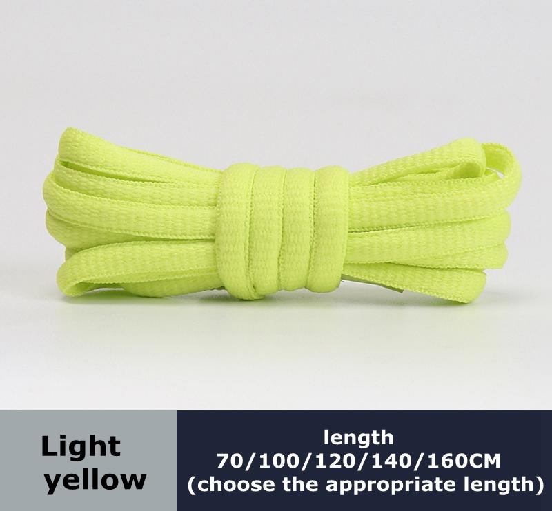Men's and Women's Sports Shoelaces Color Semicircular Shoelace Suitable for All Shoes Round Laces AF1 Wear-resistant Non-slip