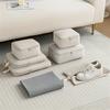 [Easy-Clean] Compression Packing Cubes | 6pcs Set | Polyester | Easy-Clean, Lightweight | Travel Organizer | Luggage and Clothes Sorting