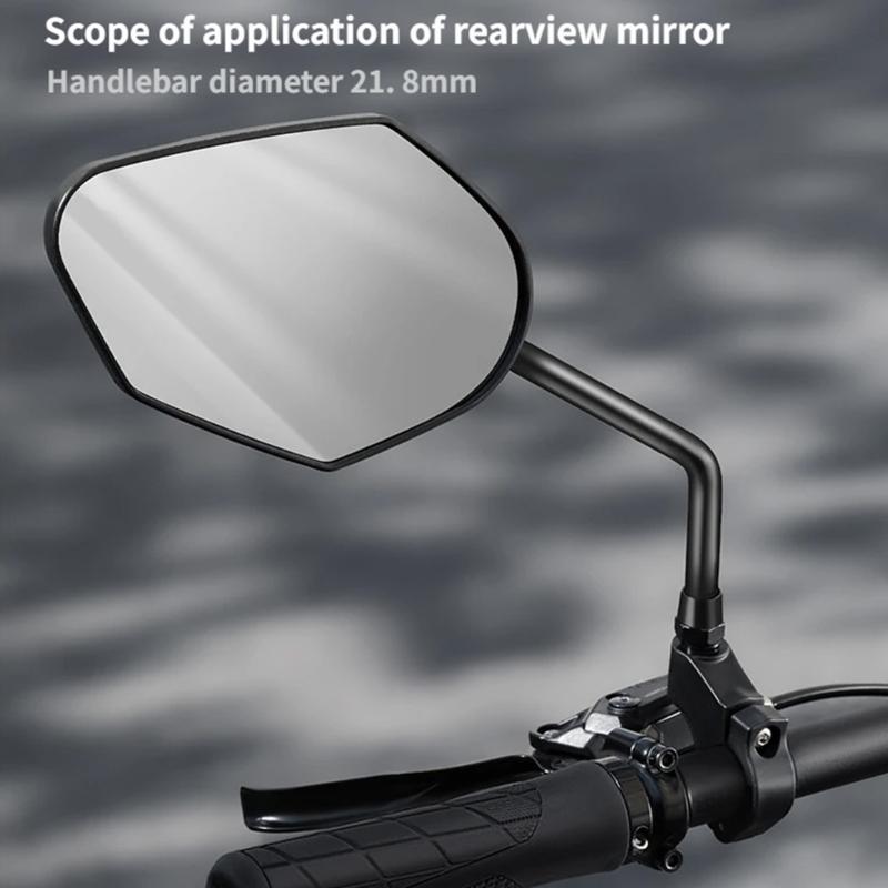 Bicycles 360 Degree Rotatable Handlebars Rearview Reflector Safety Mirror Adjustable Handlebar Bikes Rear View Mirror