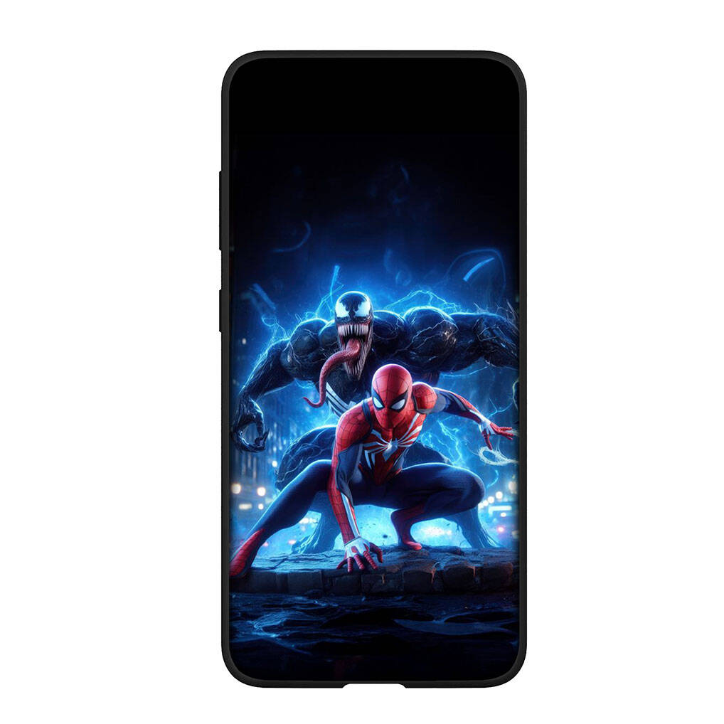 Dla Samsung Galaxy S25 S24 iPhone 17 16 15 Xiaomi Redmi Note 14 13 12 11 Plus Pro Max A57 Etui na telefon Kreskówka Spider-Man Marvel Spiderman OPPO Huawei