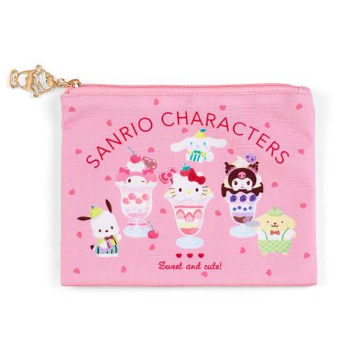 Sanrio Sanrio Characters Flat Pouch Set of 2 (Sanrio Parfait) 253774