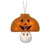 Halloween Light-Up Pumpkin Hanging Decoration with Glowing Effects for Door Window Display Party Prop