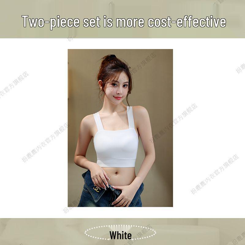 Women s Summer Seamless Lift & Support Underwear - Strappy, Beautiful Back Sports Tank Top, Machine Washable M [37.5-47.5kg]