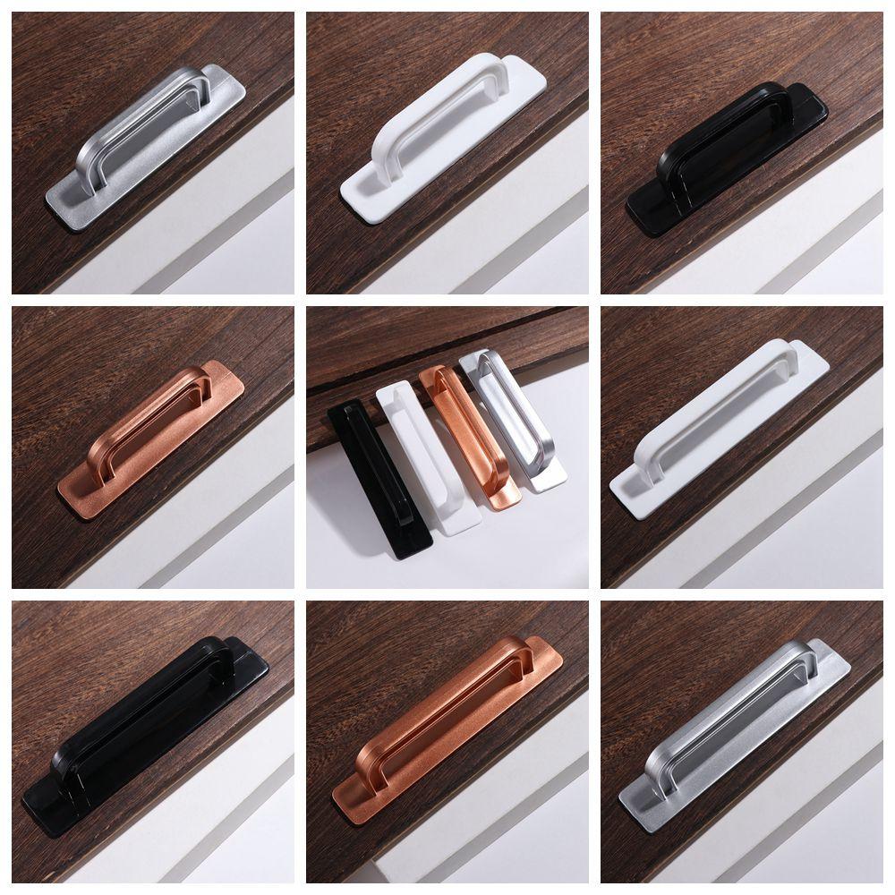 Self-adhesive Door Handle Knobs Cabinet Handle Modern Door Pull  Furniture