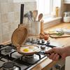 Herzförmige Klapp-Bratpfanne Flacher Boden Doppelseitige Bratpfanne Pfannkuchenmacher Frühstück
