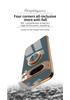 Compatible with Google Pixel 9 PRO XL: Electroplated Silicone Case with Magnetic Ring Holder for 8 PRO.