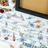 10/30/50pcs Transparent Retro Jewelry Cartoon Graffiti Stickers DIY Laptop Notebook Suitcase Waterproof PET Sticker Kid Toy Gift