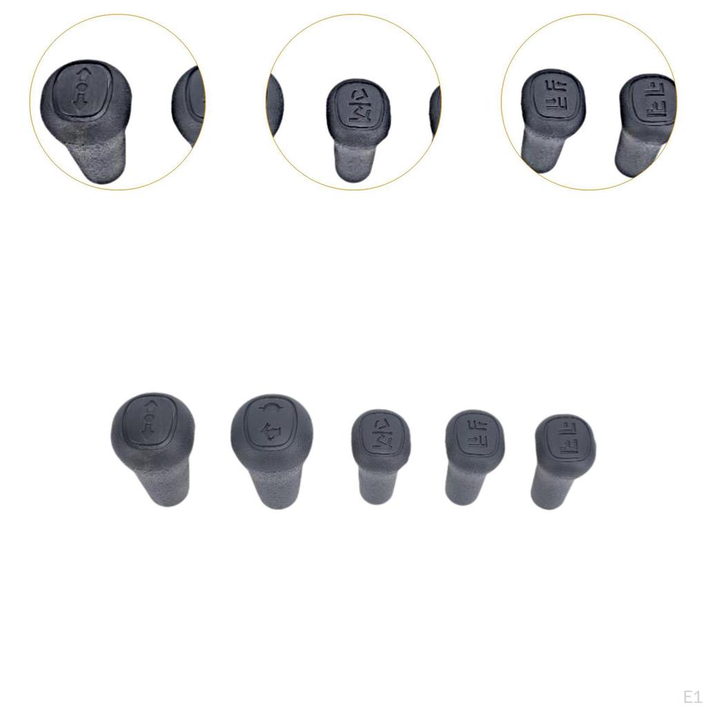 5x Shift Knob Handle Replacement Easy To Install Spare Part Sturdy Forklift Accessories Lever