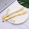 24Pcs/6Set Gold Flatware Cutlery Set 304 Stainless Steel Western Home Fork Knife Spoon Kitchen Tableware Dinnerware