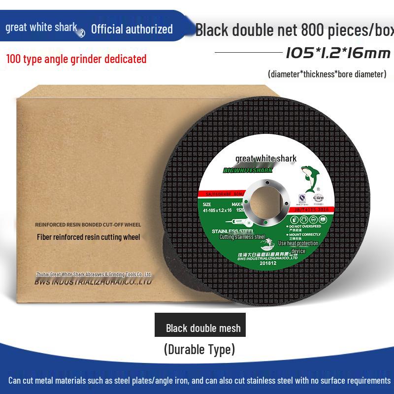 Big White Shark 10-Angle Grinder Disc for Polishing and Metal Grinding
