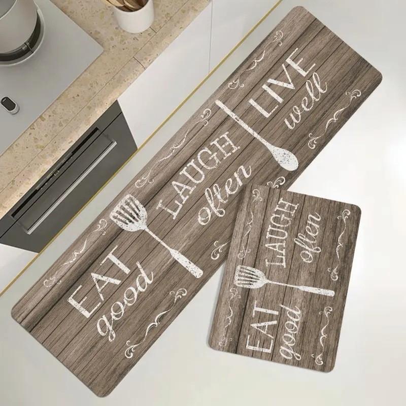 

Abstract Art Kitchen Mat With Water Absorption And Antioil Nonslip Design For Home Use kitchen EAT,40X60cm